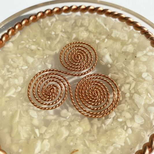 Makro - zbliżenie na spirale Triskelion