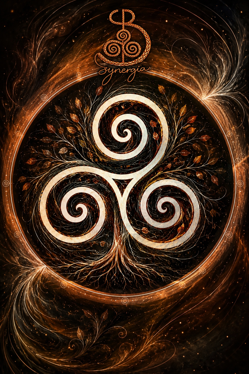 Triskelion – symbol nieustannego ruchu, równowagi i przemiany.